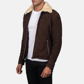 Takian Brown Shearling Jacket